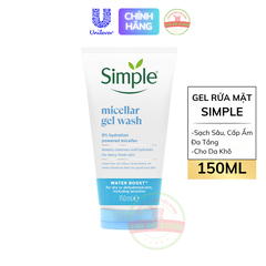 Sữa Rửa Mặt Simple 150ML (Tặng nước tẩy trang)