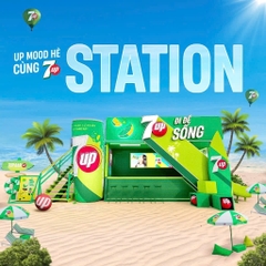 PEP Nước Uống Có Ga 7Up Vị Truyền Thống Hương Chanh Tự Nhiên - Thùng 24 Lon x 320ML