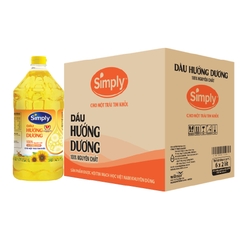 Dầu Ăn Simply Hướng Dương - Chai 2L