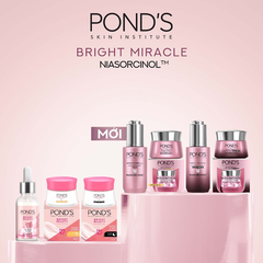 Kem Dưỡng Sáng Da Đa Tầng Pond's Bright Miracle Ngày | Đêm Mờ Thâm Sạm Với 50X Niasorcinol - Hũ 45G