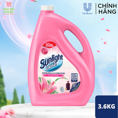 Nước Lau Sàn Sunlight Tinh Dầu Hoa Lily & Bạch Trà - Can 3.6kg