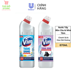 Nước Tẩy Bồn Cầu Vim Trắng - Chai 870ML