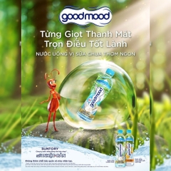 PEP Nước Uống Goodmood Vị Sữa Chua - Thùng 24 Chai x 450ML