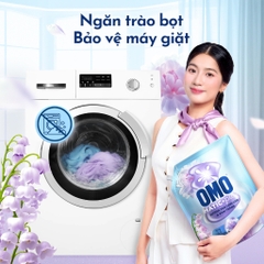 Nước Giặt OMO Cửa Trước | Cửa Ngang Hương Hoa Linh Lan & Vani Trắng - Túi 3.6KG