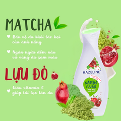 Sữa Dưỡng Trắng Hazeline Matcha Lựu Đỏ - Chai 230ML