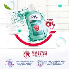 Nước Súc Miệng PS Chuyên Gia Kháng Khuẩn - Chai 300ML