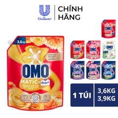 Nước Giặt OMO MATIC Cửa Trước | Cửa Ngang Chuyên Gia Giữ Màu - Túi 3.6KG