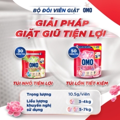 Viên Giặt OMO Tiện Lợi 3 Trong 1 - 30 Viên/ Túi