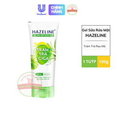 Gel Sữa Rửa mặt Hazeline Tuýp 100G