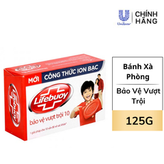 Bánh Xà Phòng Lifebuoy Đỏ Bảo Vệ Vượt Trội 125G