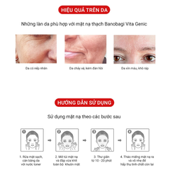 Mặt Nạ BANOBAGI Vita Genic Jelly Mask Lifting Nâng Cơ Săn Chắc Da Cho Da Đàn Hồi Chống Lão Hóa & Chảy (Đỏ) - Miếng 30ML