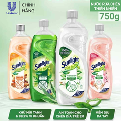 Nước Rửa Chén Bát Sunlight Thiên Nhiên - Chai 750G