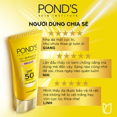 Kem chống nắng phổ rộng Pond's UV Miracle SPF 50+ PA++++ Tuýp 50G