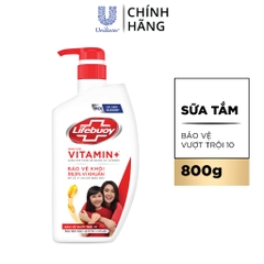 Sữa Tắm Lifebuoy Sạch Khuẩn Bảo Vệ Khỏi 99.9% Vi Khuẩn - Chai 800G