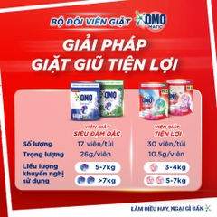 Viên Giặt OMO MATIC Tiện Lợi 3 Trong 1 Hương Tinh Tế (Dùng Thử) - 6 Viên/ Túi