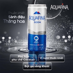 PEP Nước Uống Có Ga Aquafina Soda - Thùng 24 Lon x 320ML