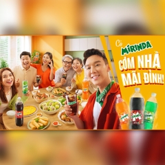 PEP Nước Ngọt Có Ga Mirinda Soda Kem - Thùng 24 Lon x 320ML