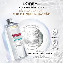 Nước Tẩy Trang L’Oreal Paris Làm Sạch Sâu & Tươi Mát 3-In-1 Micellar Water - Chai 400ML