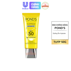 Kem chống nắng phổ rộng Pond's UV Miracle SPF 50+ PA++++ Tuýp 50G