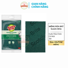 Cước Rửa Chén 3M™ Scotch-Brite® Sợi Cước Chất Lượng Cao Chống Trầy Siêu Sạch Có Mút - 1 Miếng