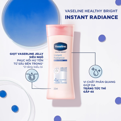 Sữa Dưỡng Thể Vaseline Dưỡng Da Sáng Khỏe Mịn Màng - Chai 200ML