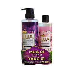 Sữa Tắm Lux Botanical Hương Nước Hoa Cao Cấp 570G (Tặng Chai 350G)