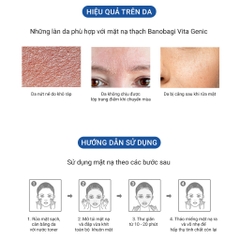 Mặt Nạ BANOBAGI PREMIUM Vita Genic Jelly Mask Hydrating Giúp Cấp Ẩm Phục Hồi Da (Xanh Dương) - Miếng 30ML