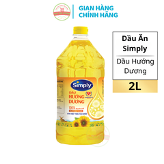 Dầu Ăn Simply Hướng Dương - Chai 2L