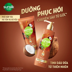 *CB Gội Xả Sunsilk Dừa 380ML + 330ML