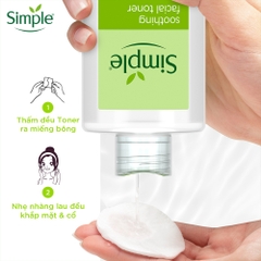Nước Tẩy Trang Simple Micellar Water Cấp Ẩm Không Cồn - Lọ 200ML