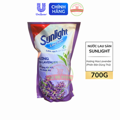 Nước Lau Sàn Sunlight Hương Hoa Oải Hương Lavender - Túi 700G (Dùng Thử)