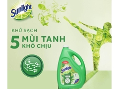 Nước Rửa Chén Bát Sunlight Matcha Trà Nhật Can 3.5Kg