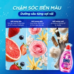 Nước Giặt OMO Siêu Tốc Dành Cho Chu Trình Giặt Nhanh Lưu Hương Tươi Mới (Xanh) - Túi 3.4KG