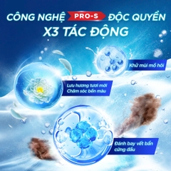 Nước Giặt OMO Siêu Tốc Dành Cho Chu Trình Giặt Nhanh Lưu Hương Tươi Mới (Xanh) - Túi 3.4KG