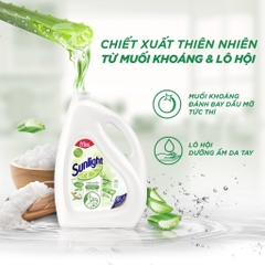 Nước Rửa Chén Bát Sunlight (Trắng) - Can 3.5Kg