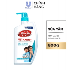 Sữa Tắm Lifebuoy Sạch Khuẩn Bảo Vệ Khỏi 99.9% Vi Khuẩn - Chai 800G