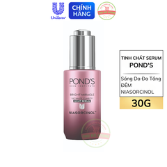 Serum Dưỡng Sáng Da Đa Tầng Pond Bright Miracle Ngày & Đêm Mờ Thâm Sạm Với 50X Niasorcinol - Lọ 30G (Hồng)
