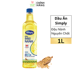 Dầu Ăn Simply Đậu Nành - Chai 1L