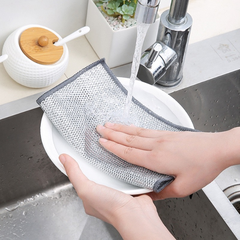 Khăn Rửa Chén Bát Lưới Kim Loại | Tấm Lưới Kim Loại | Khăn Rửa Chén | Khăn Lưới Kim Loại Rửa Chén Bát - 1 Khăn