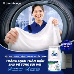 Bột Giặt OMO Chuyên Dụng Trắng Sạch Khử Mùi Hiệu Quả - Túi Lớn 5.5KG
