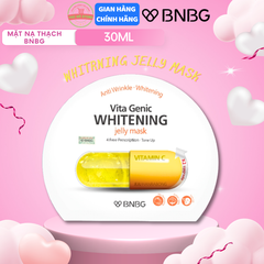 Mặt Nạ Phục Hồi Da Xỉn Màu BNBG Vita Genic Whitening Jelly Mask (Vàng) - Miếng 30ML