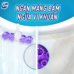 Viên Treo Bồn Cầu VIM Sạch Khuẩn Trà Xanh Chanh Vàng - Viên 50G