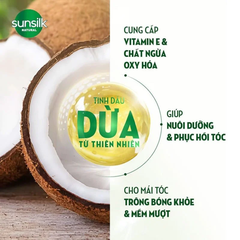 *CB Gội Xả Sunsilk Dừa 380ML + 330ML