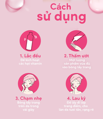 Nước Tẩy Trang Pond Micellar Water Vitamin Và Hoa Hồng Sáng Da - Chai 235ML