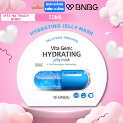 Mặt Nạ Phục Hồi Da Thô Ráp BNBG Vita Genic Hydrating Jelly Mask (Xanh Dương) - Miếng 30ML