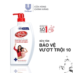 Sữa Tắm Lifebuoy Sạch Khuẩn Bảo Vệ Khỏi 99.9% Vi Khuẩn - Chai 800G