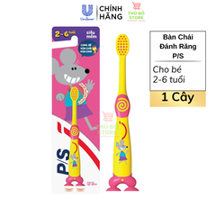 Bàn Chải Đánh Răng PS Cho Bé 2-6 Tuổi