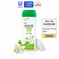 Sữa Tắm Dưỡng Thể Hazeline Sữa Gạo Hương Hoa Bưởi - Lọ 350G
