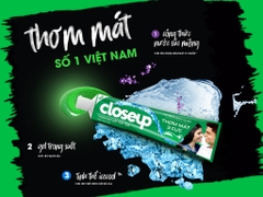 Kem Đánh Răng Closeup - Tuýp 180G