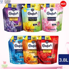 Nước Xả Vải Comfort Chăm Sóc Chuyên Sâu - Túi 3.7L